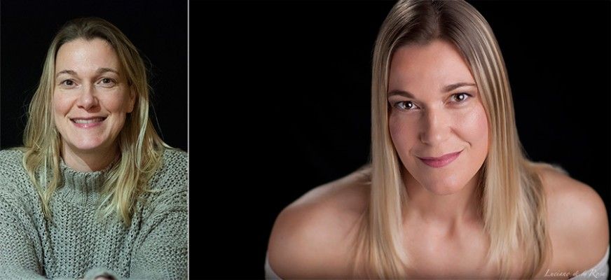 Fotografía de retrato de mujer para book de fotos realizado en Mallorca