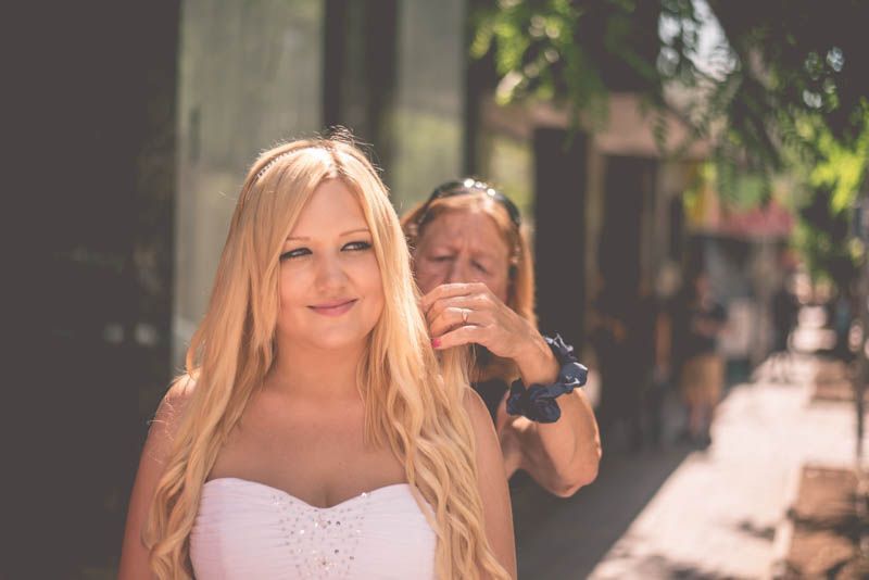 Novia preparada para la boda
