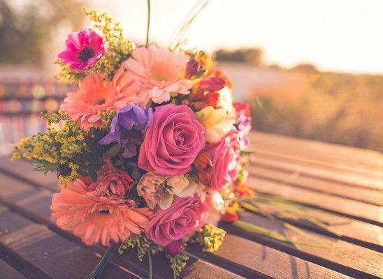 Ramo de flores boda en Mallorca