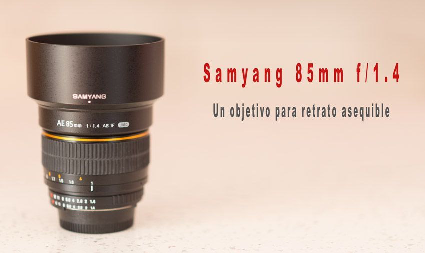 Objetivo para retrato Samyang 85mm